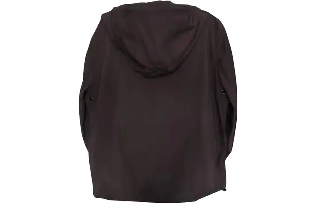 Burberry Logo Zip Hoodie Black