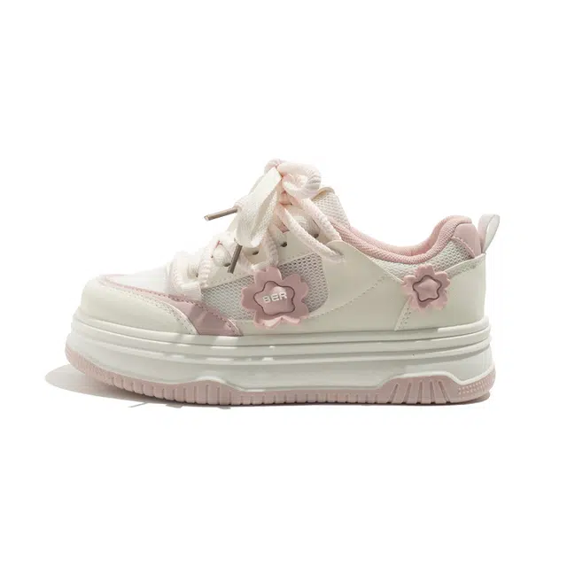 舒适甜美简约潮流百搭之选 耐磨平衡透气 低帮 经典板鞋 女款