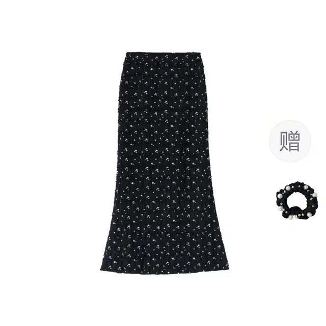 雾闪闪 通勤时尚舒适百搭休闲长裙 女款