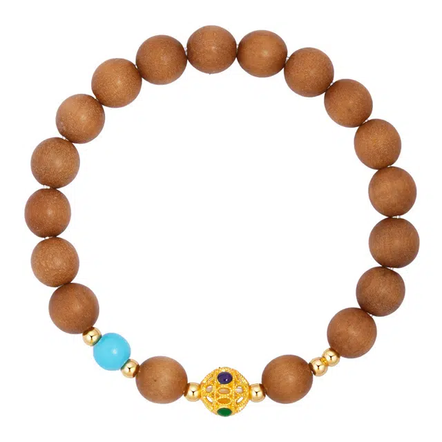 艾卡拉 新中式小众高级感国风设计 芭比檀香 手串 男女同款情侣款