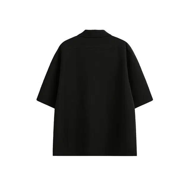 欧路得 美式解构夏季高级感宽松垂感休闲短袖衬衫 男款