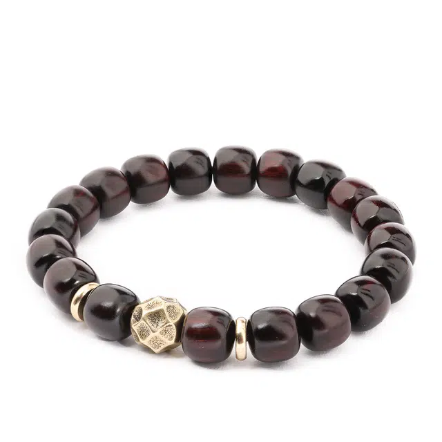 三檀小舍 国风国潮 无相新中式招财纳福 #好运 转运平安喜乐诸事顺利 小众设计文玩盘玩绕指柔 紫檀属 手串 男女同款情侣款