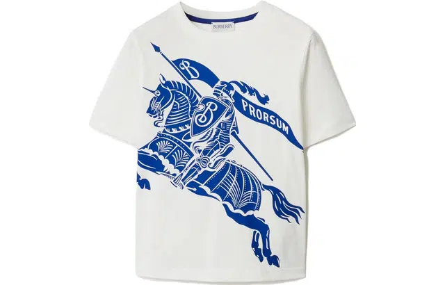 Burberry Kids Logo Print T-Shirt White