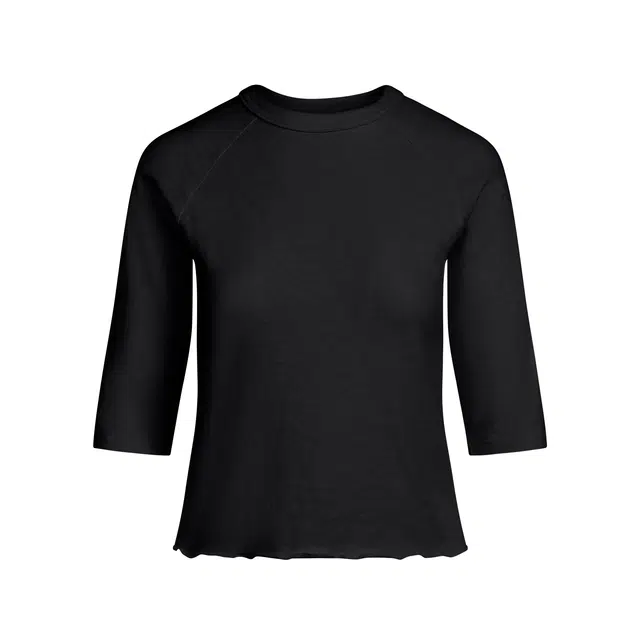 SKIMS WORN IN JERSEY SHRUNKEN BASEBALL TEE T