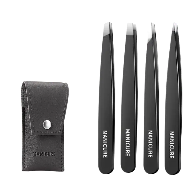 小天籁 精准拔细小绒毛镊子 不锈钢拔胡子夹高精密 眉毛夹眉钳拔白头发工具