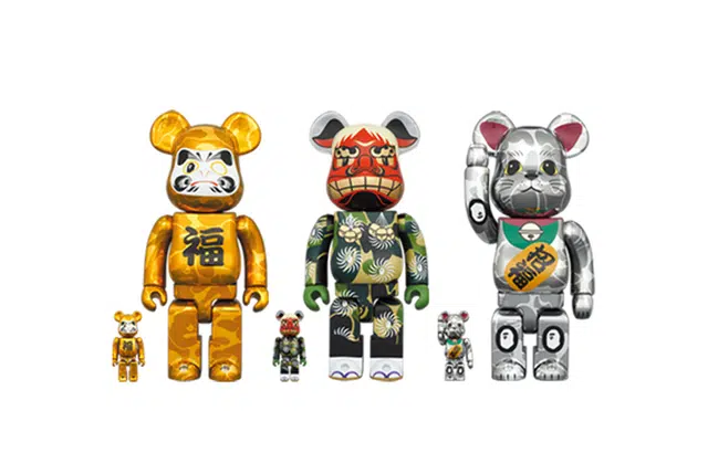 BERBRICK x bape(r) 6 400100 7cm28cm