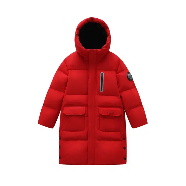 雅鹿 加厚保暖舒适柔软亲肤连帽羽绒服青少年