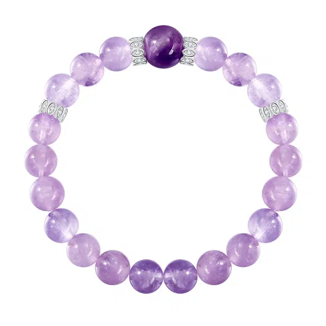 【紫气萦绕丨运势如虹】上岸转运珠九紫离火 匆匆那年 轻奢小众 精致简约天然 紫水晶 手串 女款