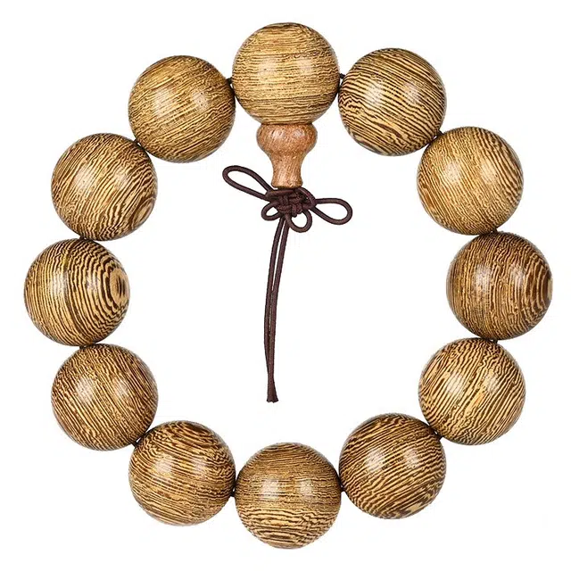 得笙陌 国潮佛珠文玩手饰品转运珠好运盘玩大号珠子 鸡翅木 手串 男女同款情侣款