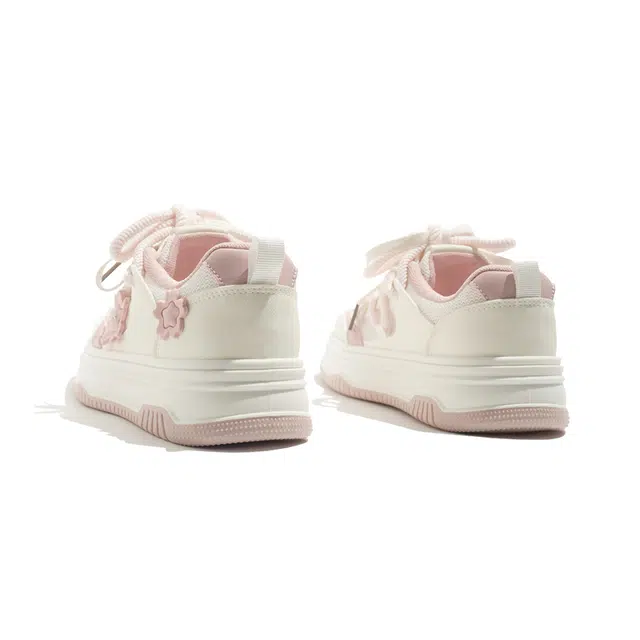 舒适甜美简约潮流百搭之选 耐磨平衡透气 低帮 经典板鞋 女款