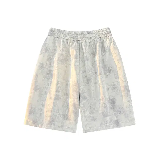 巴塞罗那足球俱乐部 美式高街风薄款五分嘻哈街头潮牌宽松透气潮牌休闲短裤 男女同款