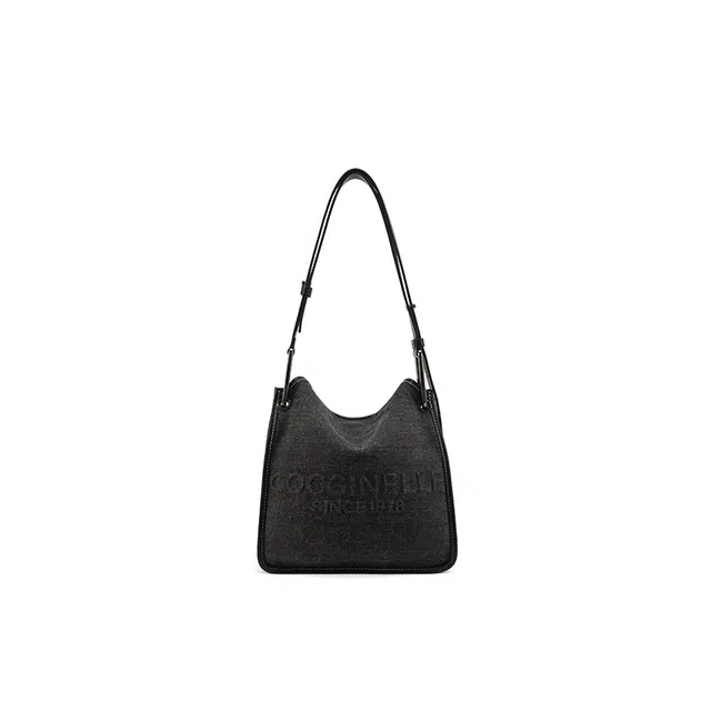 COCCINELLE Vanessa Jeans Logo Tote