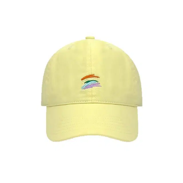 祎步康 春夏季韩版彩线 棉 鸭舌帽 女款