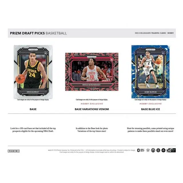 PANINI 2023 prizm Draft Picks HOBBY