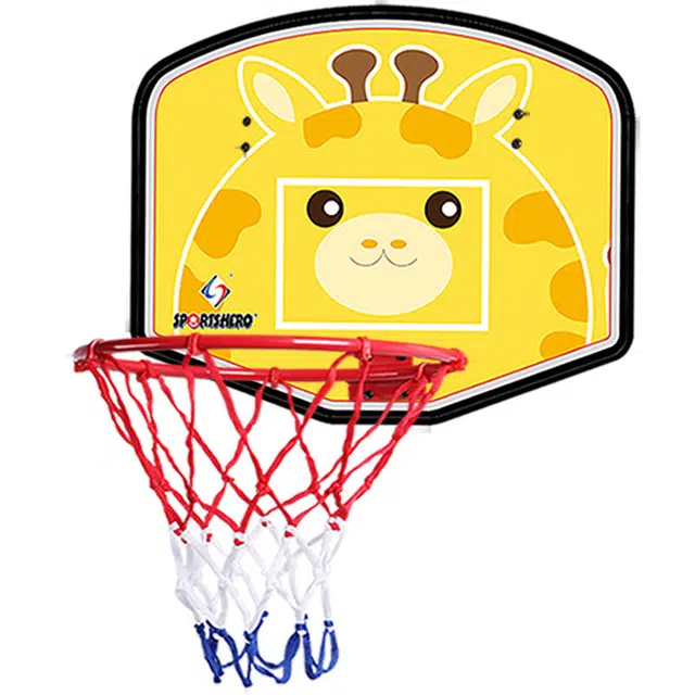 乐智由我 篮球框室内球板亲子家用壁挂式篮筐免打孔 玩具