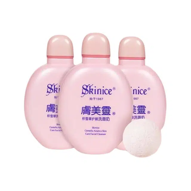 肤美灵 积雪草修护洗面奶洁面乳 保湿清爽清洁 敏感肌 老牌国货