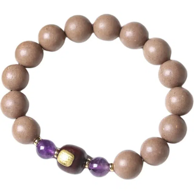 古韵归龙山文创 新中式国风复古文艺风高级感百搭小众招财纳福转运盘玩财源广进平安喜乐诸事顺遂文玩盘玩#好运 合香珠 手串 男女同款情侣款