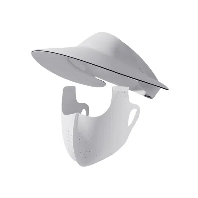 俞兆林 面罩遮全脸防紫外线脸基尼冰丝口罩帽子一体可拆卸空顶遮阳帽夏季骑车风吹不翻透气冰凉轻薄款 锦纶 防晒帽 男女同款情侣款