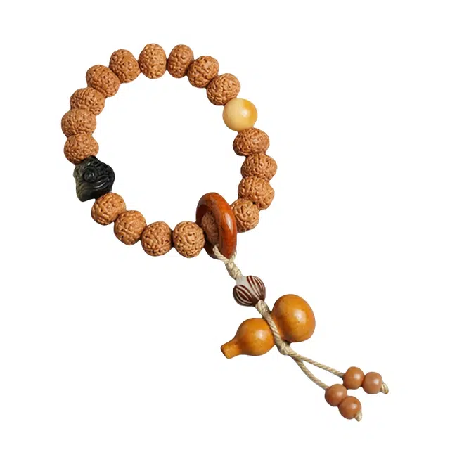 宣华意 佛珠跑葫芦文玩 福禄吉祥 好运连连 金刚菩提 手串 男女同款情侣款