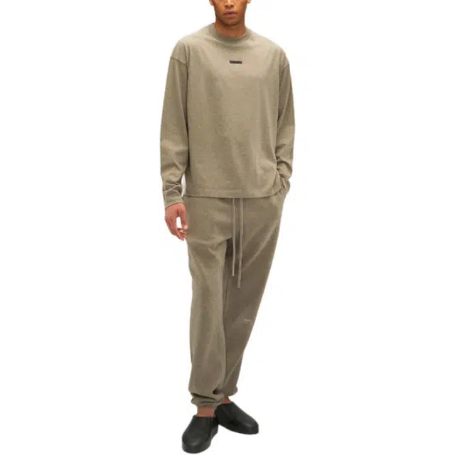 Fear of God Essentials SS25 25 PRING DROP1 CLASSIC FIT LONG SLEEVE T HOMESTEAD HEATHER ESSENTIALS FEAR OF GODT
