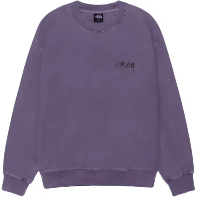 Stussy SS25 MODERN AGE CREW PIGMENT DYED logo