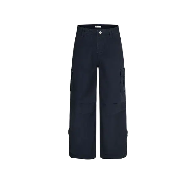 奇迹街区 美式潮牌时尚百搭复古宽松阔腿工装休闲裤 男女同款