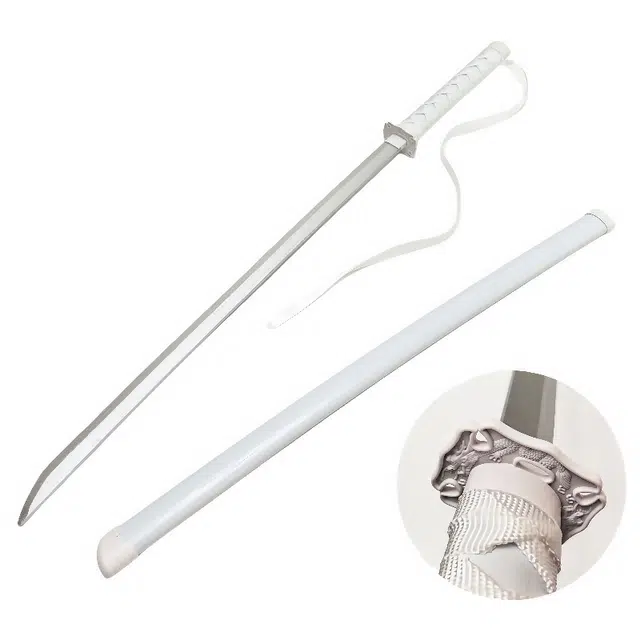 臻尚健儿宝 炫酷袖白雪发光刀 成品模型装饰配件