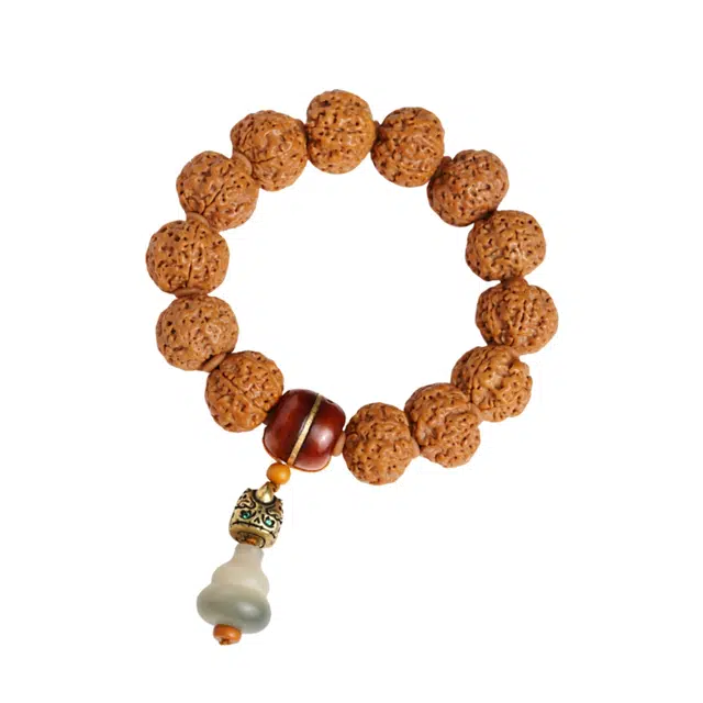 宣华意 国潮时尚盘玩佛珠文玩手饰 福禄双全 诸事顺遂#好运 金刚菩提 手串 男款