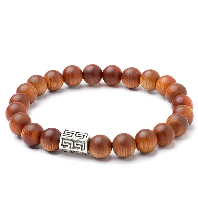 三檀小舍 国风国潮 回纹新中式招财纳福 #好运 转运平安喜乐诸事顺利 小众设计文玩盘玩绕指柔 崖柏 手串 男女同款情侣款