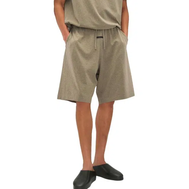 Fear of God Essentials SS25 25 PRING DROP1 BASKETBALL FLEECE SHORT W HOMESTEAD HEATHER ESSENTIALS FEAR OF GOD