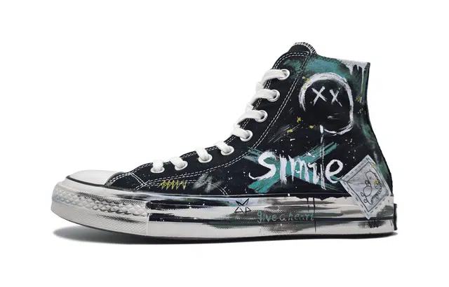 Converse Chuck 70 High Top Black Green