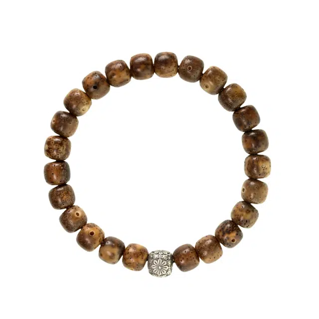 宣华意 复古民族风个性单圈国潮文玩盘玩佛珠手饰 星月菩提 手串 男女同款情侣款