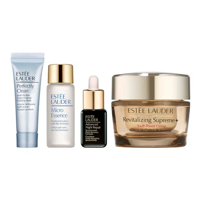 雅诗兰黛 智妍紧塑精华胶原面霜护肤套装 舒缓滋润 四件套