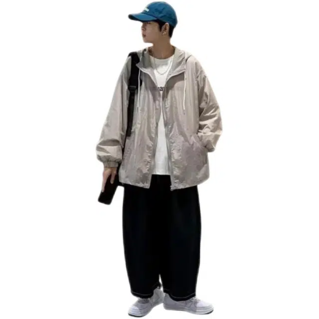 木木兔 薄款户外钓鱼服透气外套潮防晒服 男款