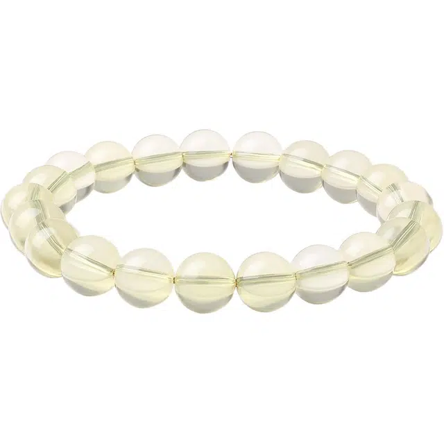 老庙 好运系列 招财事业旺柠檬黄串珠 福气满满百搭手饰#暴富天然 黄水晶 手串 女款