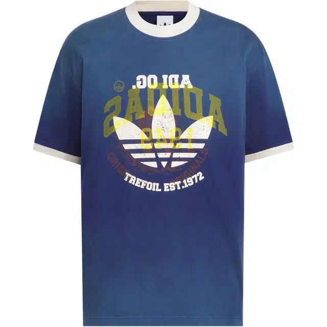 adidas originals RETROWASHED SS25 RINGER T-SHIRT T