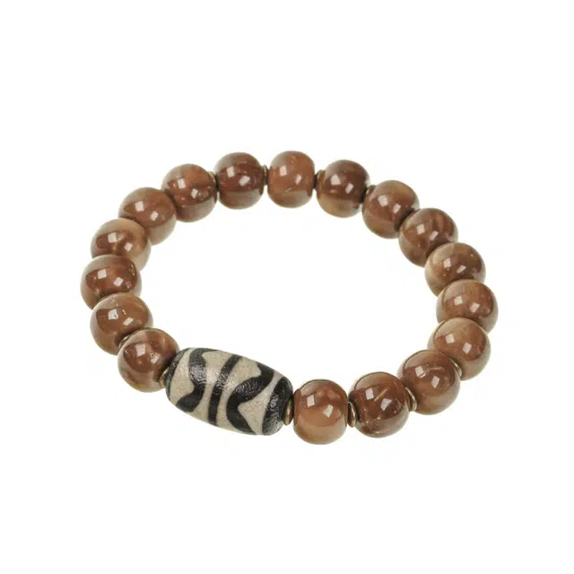 宣华意 民族风复古文玩个性国风新潮 平安喜乐#好运 库克 手串 男女同款情侣款