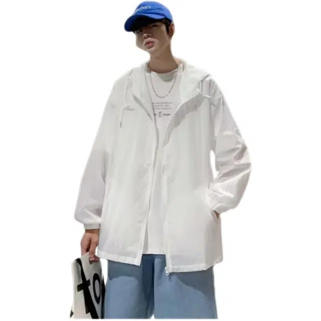 木木兔 薄款户外钓鱼服透气外套潮防晒服 男款