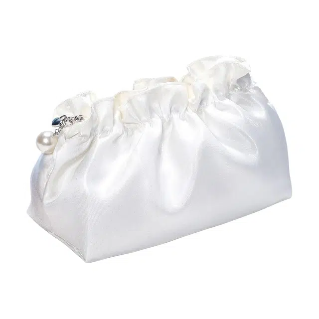 馨枕居 小众质感化妆包高级感褶皱云朵包旅行便携包包化妆品洗漱收纳包