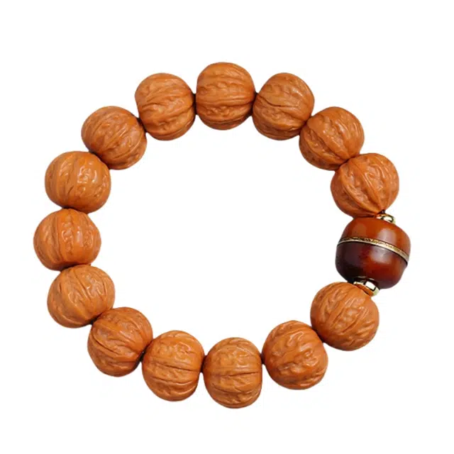 宣华意 复古民族风一线天藏式配饰盘玩 猴头核桃 手串 男女同款情侣款