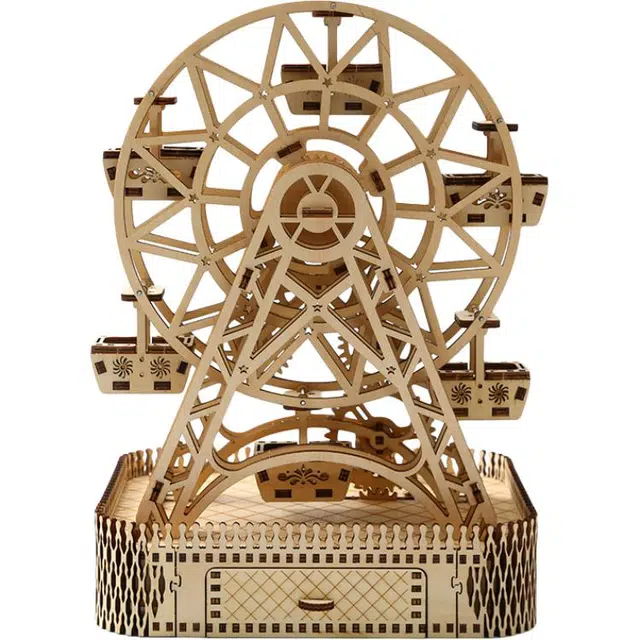 格薇拉 摩天轮拼图木制创意 拼装模型