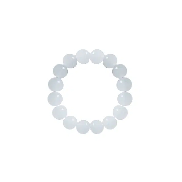 希遇 精灵羽粉 新中式国潮 时尚简约风轻奢微光治愈 温柔大方小众设计 日常百搭 高级气质感小众设计 琉璃 玉石手串 男女同款情侣款