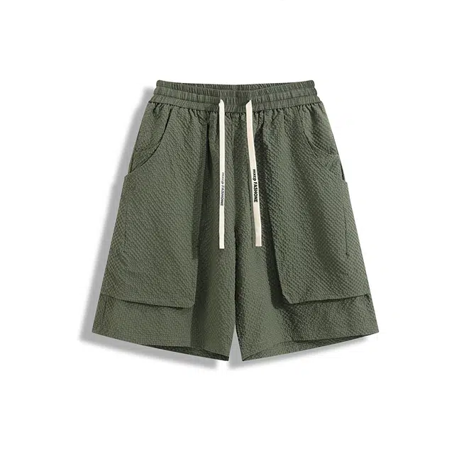 欧路得 美式高街五分宽松运动简约百搭舒适休闲短裤 男款