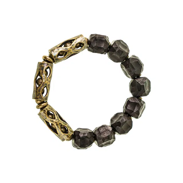 宣华意 小众设计复古手工个性潮流 黑檀 手串 男女同款情侣款