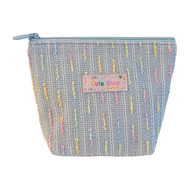 馨枕居 手拿化妆包小香风收纳包旅行便携收纳袋大号零钱包上班族包包