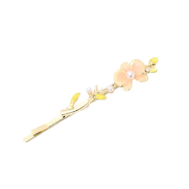 如花梦 高级感超仙气质花朵 合金 发夹 女款