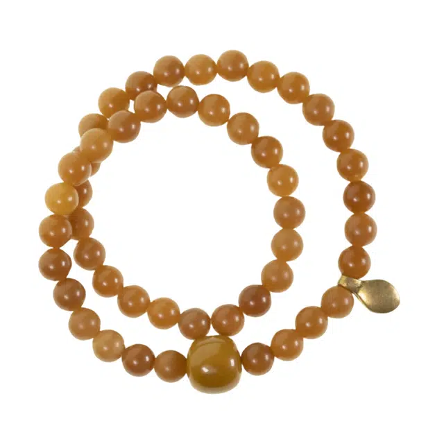 宣华意 复古国风个性百搭双层佛念珠 前途似锦 转运珠#好运 菩提根 手串 男女同款情侣款