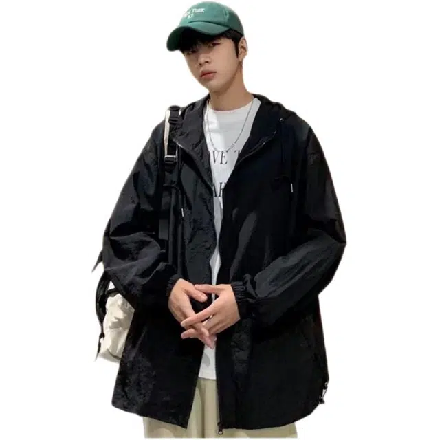 木木兔 薄款户外钓鱼服透气外套潮防晒服 男款