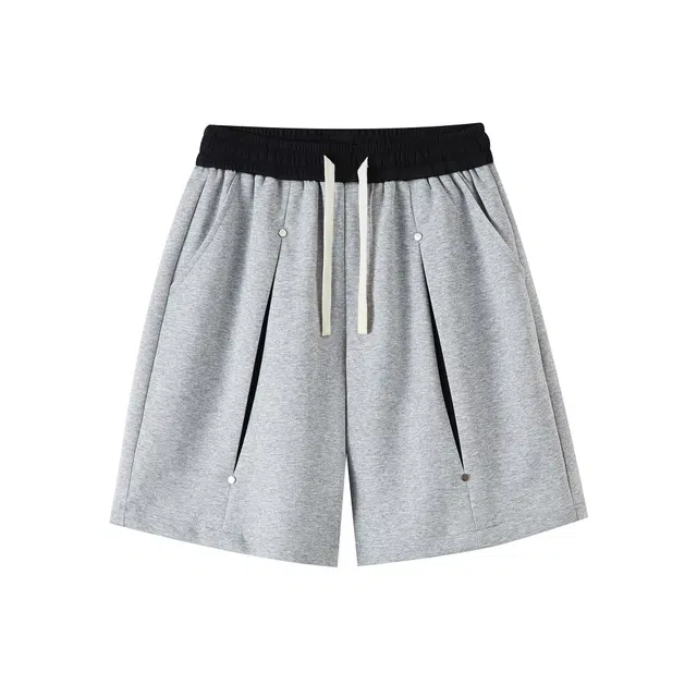 拓菲 时尚百搭运动五分裤宽松直筒沙滩裤休闲短裤 男女同款