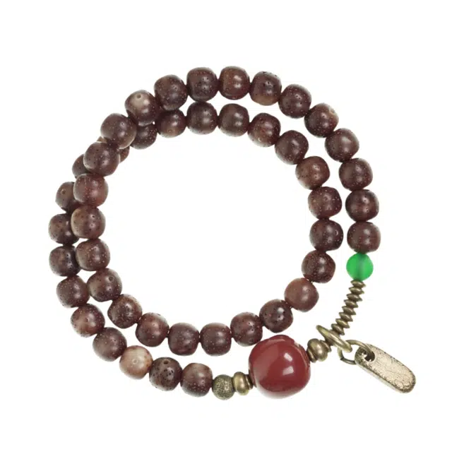 宣华意 个性设计复古国潮文玩佛珠手饰 转运珠#好运 星月菩提 手串 男女同款情侣款